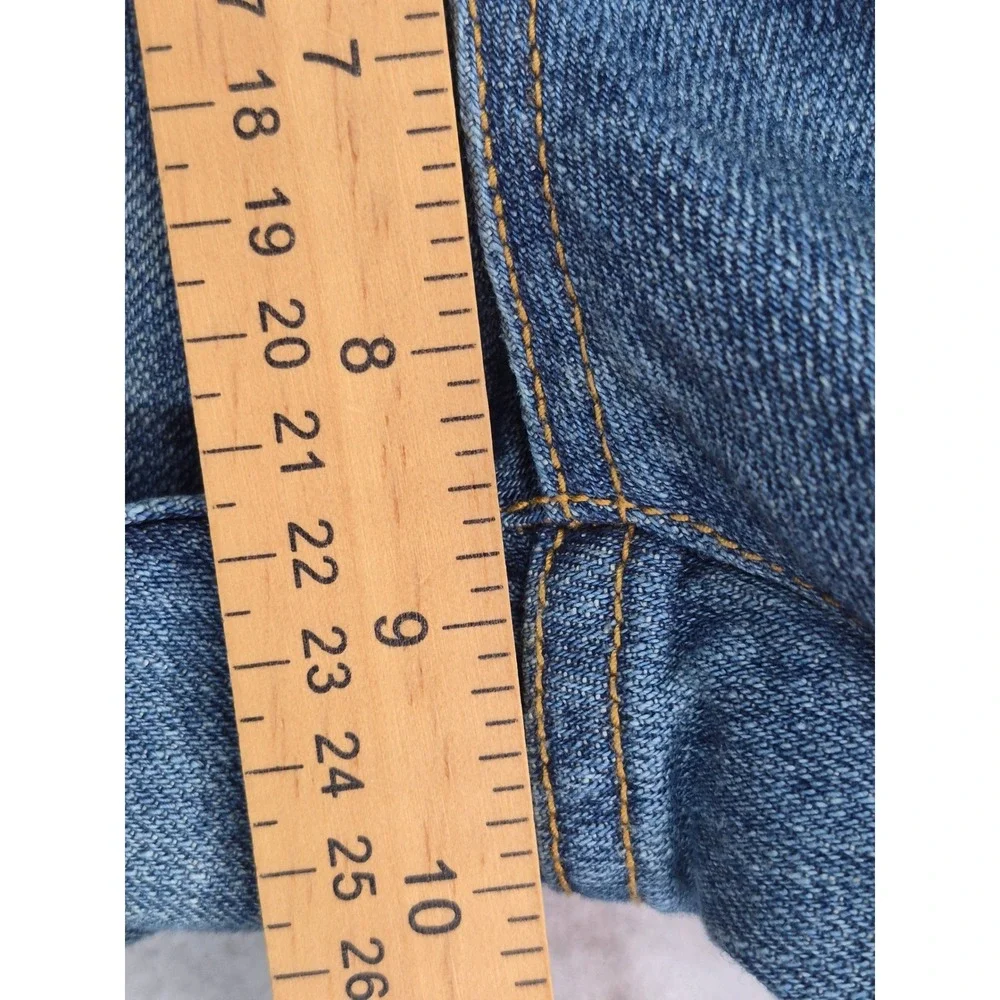7 For All Mankind Flare Leg Jeans Women's 31 Medium Wash Blue USA